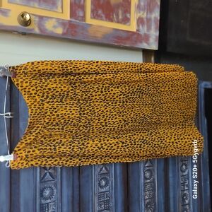 J. Crew Midi Skirt in Leopard Print